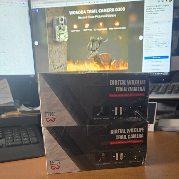 NEW Wosoda 30MP/1920P/0.2S  Digital Wildlife Trail Camera - Picture 2 of 6